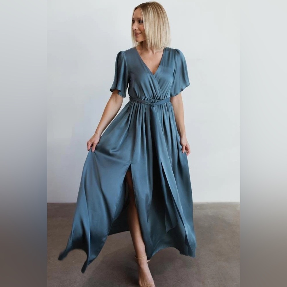 Baltic Born Sicily Dress in Blue XXL